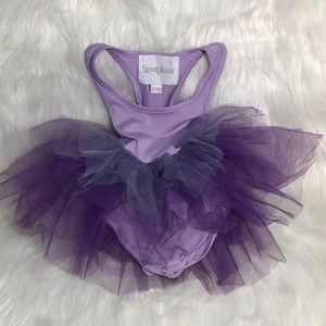 Purple TuTu Onesie  | 3-6 months